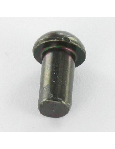 Rebite de ferro de cabeça plana cabeça redonda 6X25 Aço zinco preto