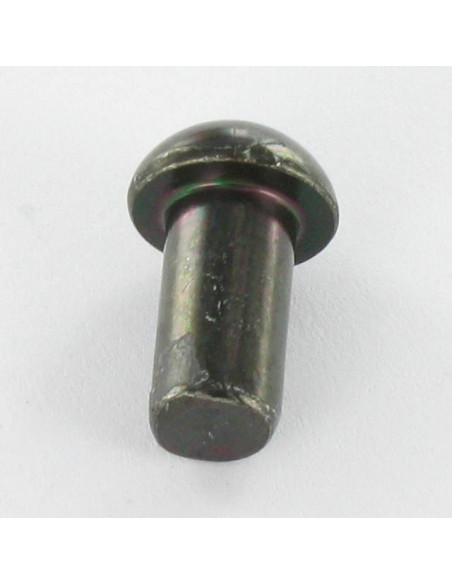 Rebite de ferro de cabeça plana cabeça redonda 6X25 Aço zinco preto