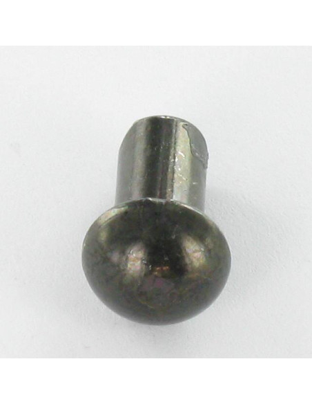 Rebite de ferro de cabeça plana cabeça redonda 6X25 Aço zinco preto