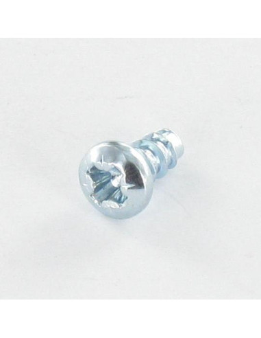 Parfuso de pvc TRILOBE cabeça cilíndrica panela Pozi 2,2 x 6 FILÉ45 Aço zinco branco microparafusos