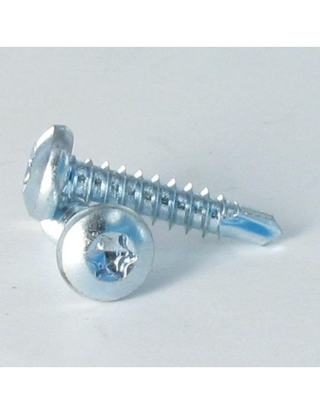 Autoperfurante cabeça cilíndrica panela 4,2 x 13 TORX T20 Aço zinco branco