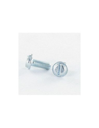 Parafuso de metais cabeça cilíndrica sulcada M3X6 TORX T10 Aço zinco branco microparafusos