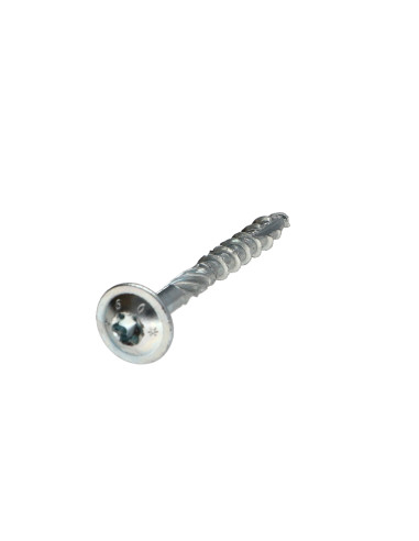 Parafusos de madeira e aglomerado TEKOR cabeça disco TORX T40 cut ponto antifenda tipo 17 8X70 rosca parcial Aço