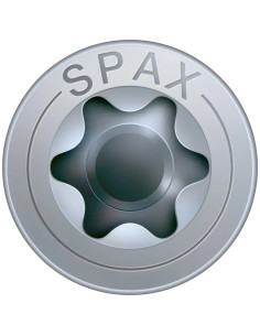 Spax Parafuso de madeira cabeça fresada TORX T30 6X30 rosca total WIROX 2