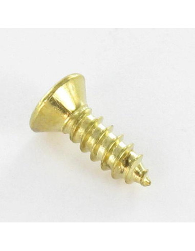 Parafuso de chapa cabeça fresada Pozi 3,9 x 13 Aço latonado