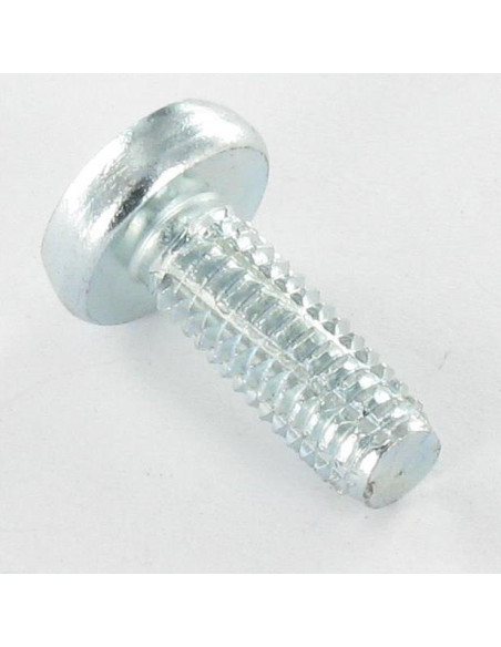Parafuso autorroscante cabeça abaulada larga PHILLIPS 6X16 Aço zinco branco
