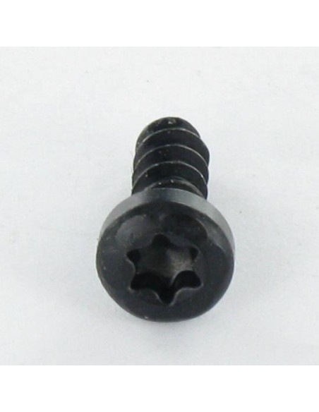 Parfuso de pvc cabeça cilíndrica TORX T10 3X16 Aço zinco preto microparafusos