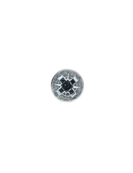 Parafuso de madeira aglomerado cabeça fresada Pozi PZ6 4,5X70 perfurada Aço zinco branco