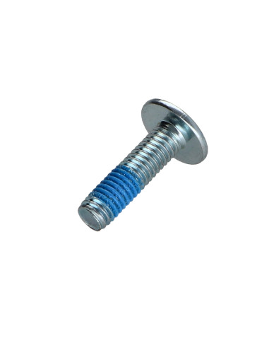 PARAFUSO cabeça de cogumelo M6X22 chave de 4 Aço zinco branco Freio roscado