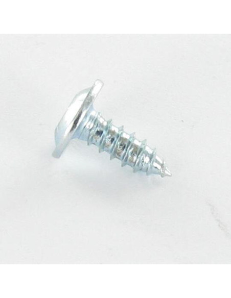 Parafuso de chapa cabeça de cogumelo TORX T15 3,5 x 9,5 Aço zinco branco