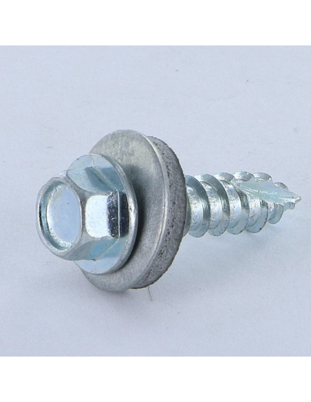 Parafuso de chapa TH/RD. VCL 6,3X25 Aço zinco branco cut ponto antifenda tipo 17