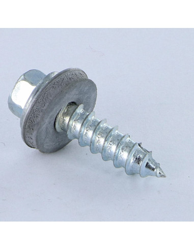 Parafuso de chapa TH/RD. VCL 6,3X25 Aço zinco branco cut ponto antifenda tipo 17