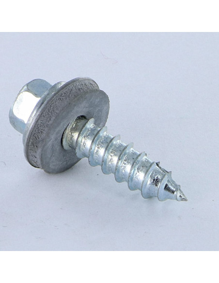 Parafuso de chapa TH/RD. VCL 6,3X25 Aço zinco branco cut ponto antifenda tipo 17