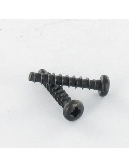 Parfuso de pvc TRILOBE cabeça cilíndrica panela Pozi 3X16 FILÉ45 Aço zinco preto microparafusos