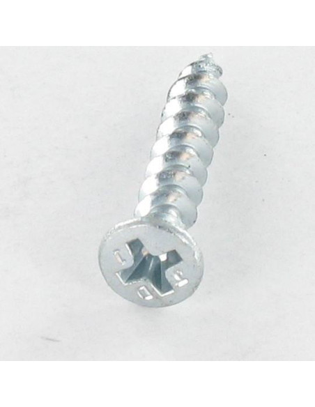 Parafuso FERRAGENS/PVC cabeça fresada phillips 4,2X45 Aço zinco branco RAL9016 branco de sinalização