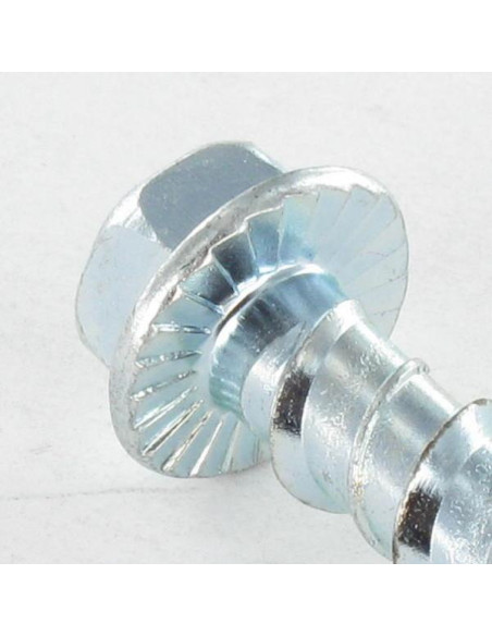 Parafuso de betão cabeça hexagonal flange com gola 14X150 pré-perfuração de 12X150 Aço zinco branco