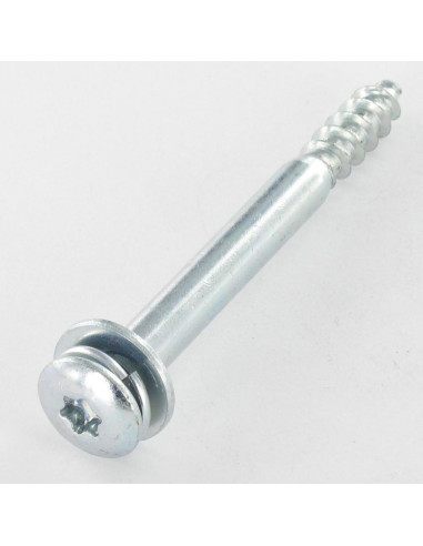 Parafuso de madeira aglomerado cabeça de cogumelo 7X70 roscado sobre 30 TORX T30 Rondela GRO+PL Zinco cr3 96 horas de