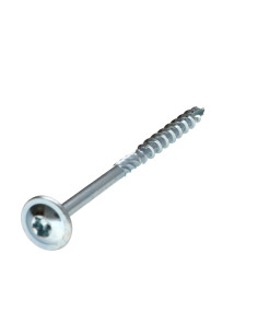 Parafusos de madeira e aglomerado TEKOR cabeça disco TORX T40 cut ponto antifenda tipo 17 8X100 rosca parcial Aço