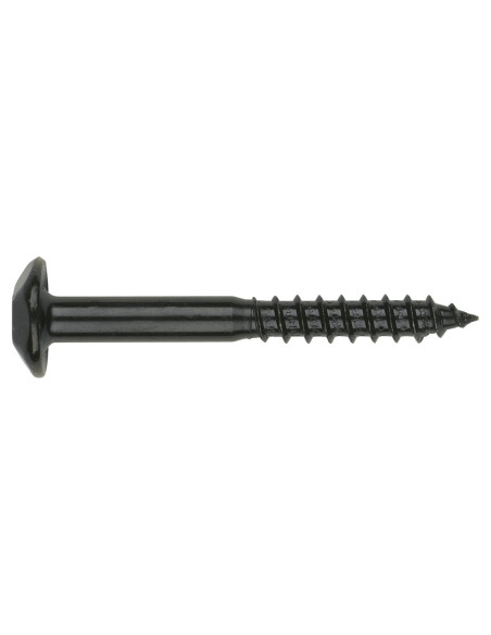 PARAFUSO dobradiça Seguro 2 peças TORX T40 7X60 Aço zinco preto