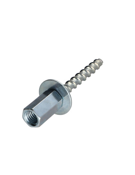 Parafuso de betão Fêmea Aço zinco branco 6X55 - Parafuso Express