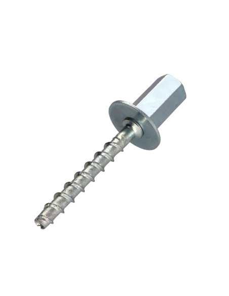 Parafuso de betão Fêmea Aço zinco branco 6X55 - Parafuso Express