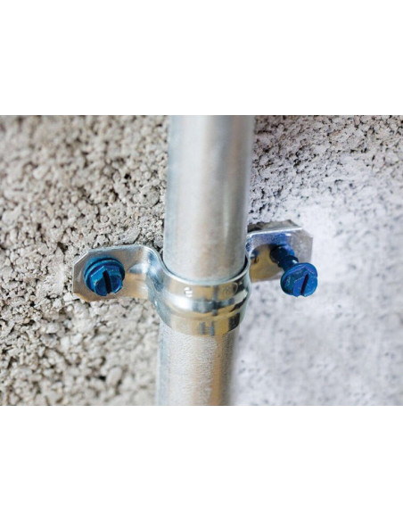 Parafuso de betão cabeça hexagonal Arruela estanque com junta de neopreno epdm 6,5X150 Blue Ruspert