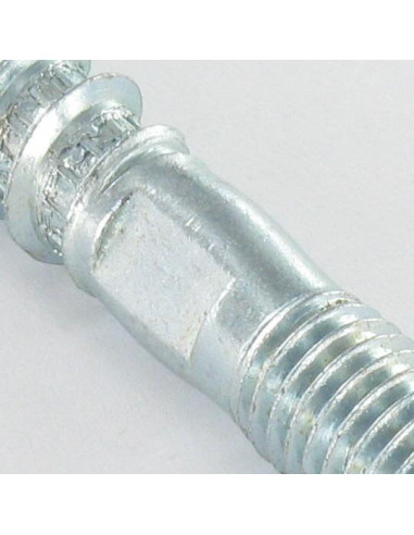 Parafuso de madeira e metais 10X120 Classe 8.8 +PLANO Aço zinco branco