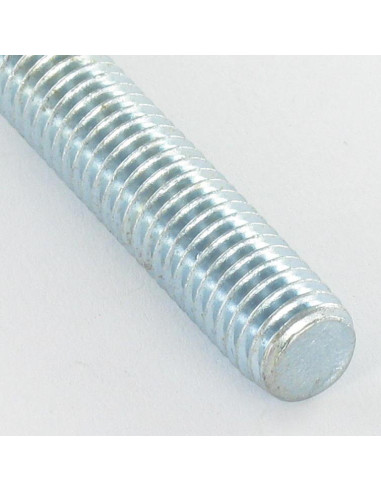 Parafuso de madeira e metais 10X120 Classe 8.8 +PLANO Aço zinco branco
