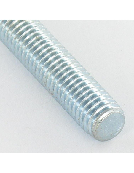 Parafuso de madeira e metais 10X120 Classe 8.8 +PLANO Aço zinco branco