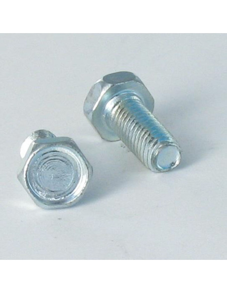 Parafuso autorroscante cabeça hexagonal M5X8 Aço zinco branco