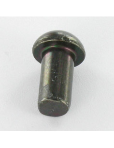 Rebite de ferro de cabeça plana cabeça redonda 6X12 Aço zinco preto 2