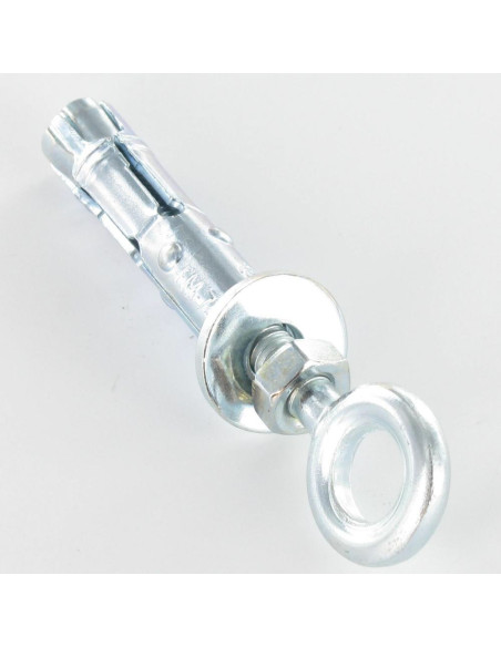 Bucha Fixações com Pitão M10 16X60 Aço zinco branco