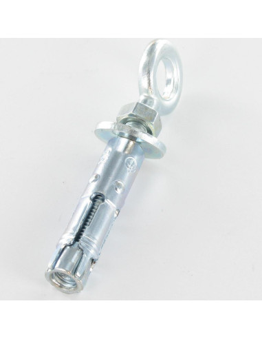 Bucha Fixações com Pitão M10 16X60 Aço zinco branco