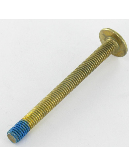 PARAFUSO cabeça de cogumelo M6X65 chave de 4 Aço latonado Freio roscado