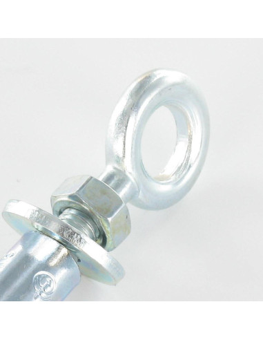 Bucha Fixações com Pitão M10 16X60 Aço zinco branco