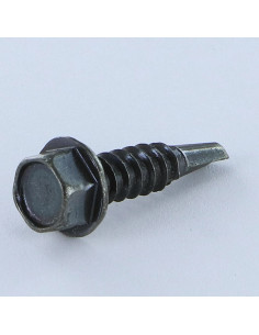 Autoperfurante cabeça hexagonal 6,3X45 rede de chapa ZN