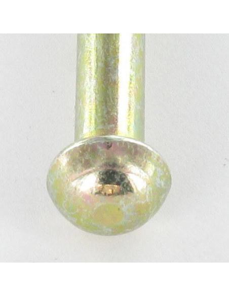 Rebite de ferro de cabeça plana cabeça redonda 3,5 x 11,5 Dicromato