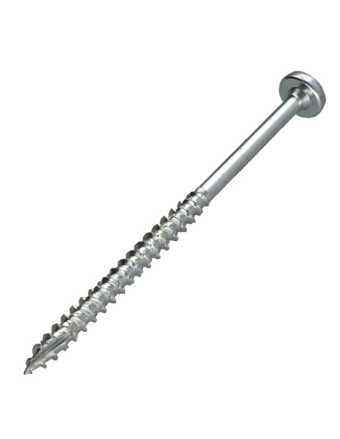 Parafusos de madeira e aglomerado TEKOR cabeça redonda TORX T30 6X100 rosca parcial cut ponto antifenda tipo 17 Aço
