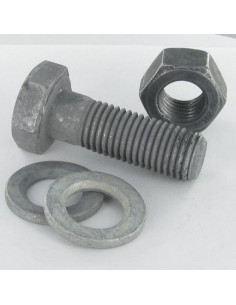 Parafuso (vendido com porca) alta resistência M24X100 2 Rondela classe 10.9 forte resistência à corrosão Aço