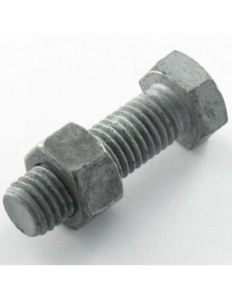 Parafuso (vendido com porca) cabeça hexagonal M12X35 Classe 8.8 SB forte resistência à corrosão Aço galvanizado a