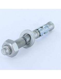 Bucha metálica Fixações R-HPTIIZF M8X100 Laminado zincado RAWLPLUG