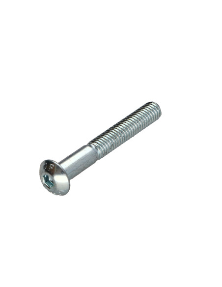 Parafuso de metais Parafuso de Cabeça Oca Sextavada M6X35 rosca parcial classe 10.9 chave de 4 Aço zinco branco