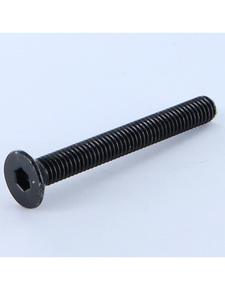 Parafuso de metais cabeça fresada hexagonal oca FHC M6X55 chave de 4 Aço zinco preto