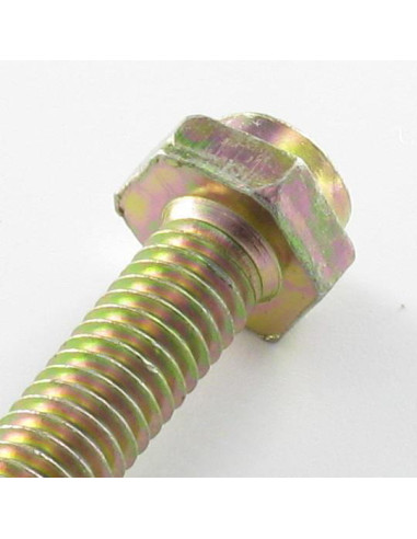 Parafuso cassete cabeça hexagonal Pozi M6X45 Pozi 2 classe 6.8 Dicromato