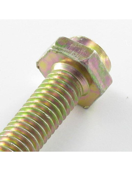 Parafuso cassete cabeça hexagonal Pozi M6X45 Pozi 2 classe 6.8 Dicromato