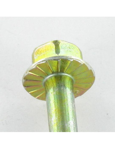 Corpo de parafuso cabeça hexagonal M5X55 roscado sobre 16 flange com gola serrilhada Classe 6.8 Dicromato