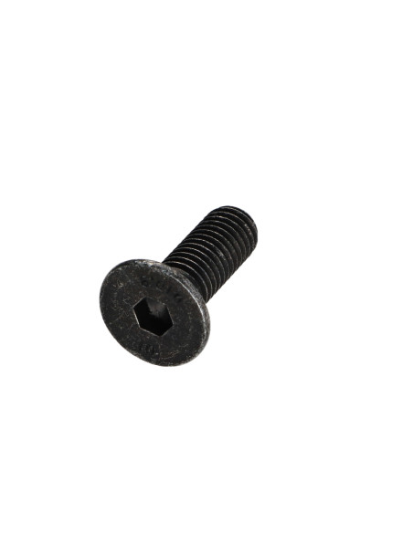 Parafuso de metais cabeça fresada hexagonal oca FHC chave de 5 M8X25 rosca total classe 10.9 Aço zinco preto
