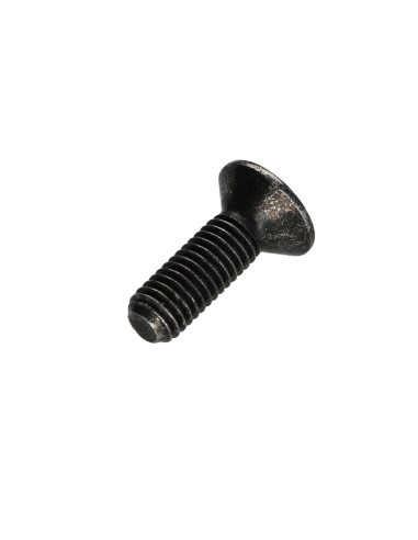 Parafuso de metais cabeça fresada hexagonal oca FHC chave de 5 M8X25 rosca total classe 10.9 Aço zinco preto