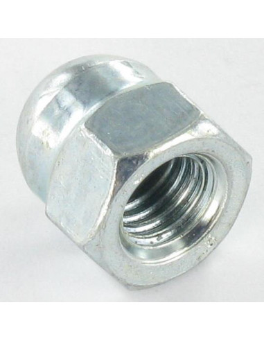 Porca cega M3 Aço zinco branco - Parafuso Express