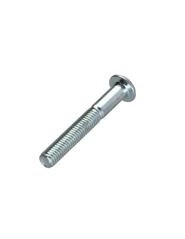 Parafuso de metais Parafuso de Cabeça Oca Sextavada M6X50 rosca parcial classe 10.9 chave de 4 Aço zinco branco